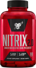 Nitrix 2.0 Nitric Oxide Workout Supplement, 180 Tablets | Supports Pumps, Performance and Muscle Recovery with 3G Creatine and 3G L-Citrulline Nitric Oxide Formula