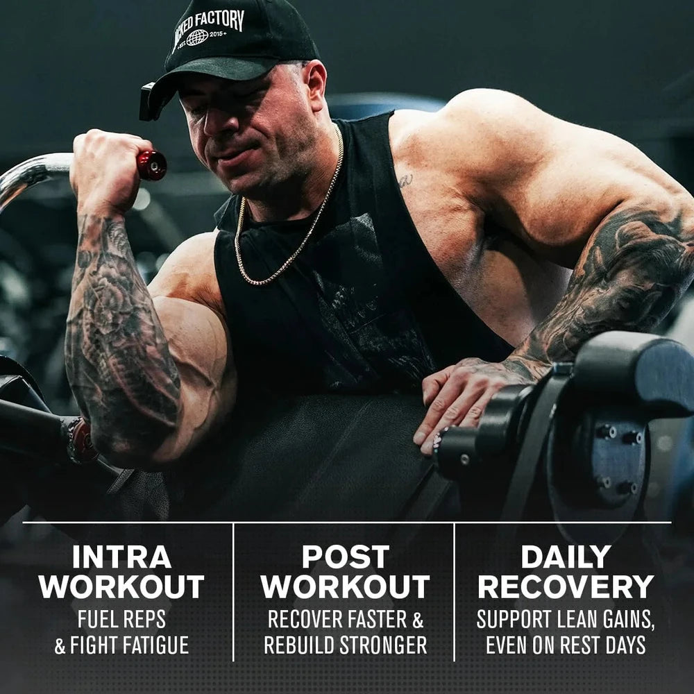 Creatine + Bcaas - Creatine Monohydrate + BCAA Powder for Increased Post-Workout Recovery, Performance, Lean Muscle Growth, & Reduced Fatigue - 30 Servings, Unflavored