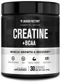 Creatine + Bcaas - Creatine Monohydrate + BCAA Powder for Increased Post-Workout Recovery, Performance, Lean Muscle Growth, & Reduced Fatigue - 30 Servings, Unflavored