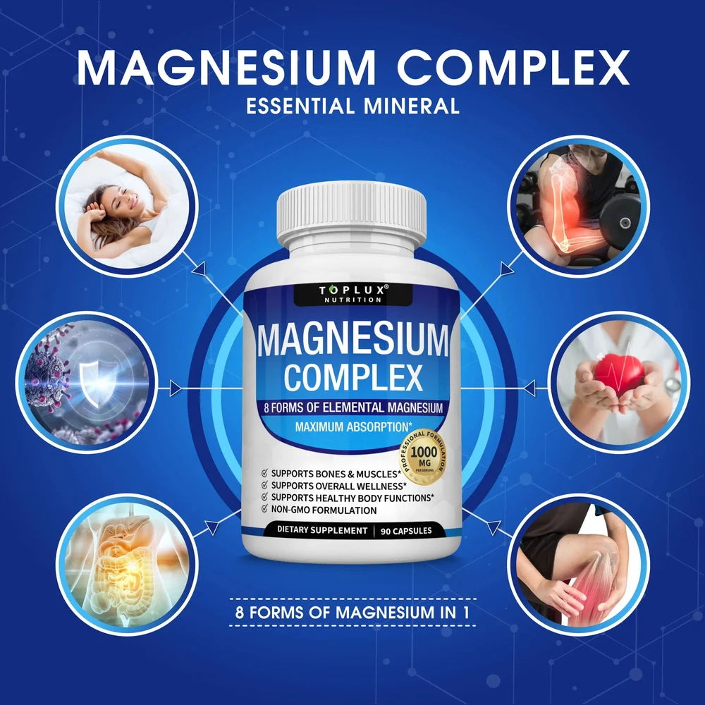 Complejo de Magnesio de Amplio Espectro para Recuperacion Muscular