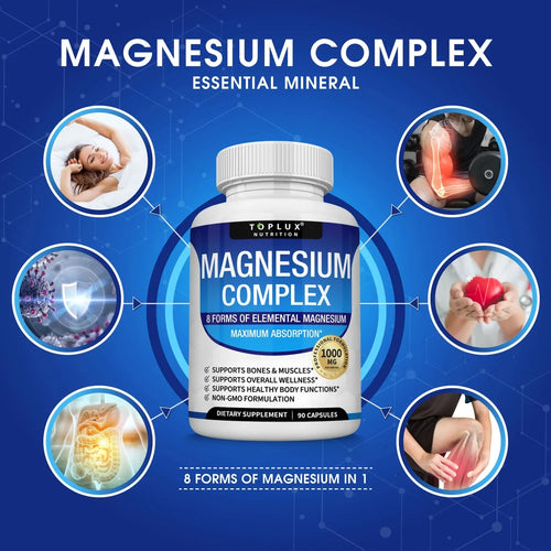 Complejo de Magnesio de Amplio Espectro para Recuperacion Muscular