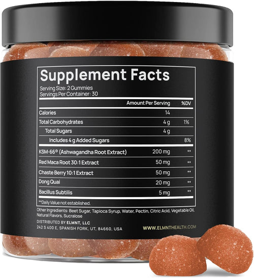 4,050Mg Libido Support for Women KSM66® Ashwagandha Gummies + 30X Strength Red Maca Root - High Potency Libido, Mood & Testosterone Booster for Women Fast Acting - Natural Aphrodisiac Spicy Gummies